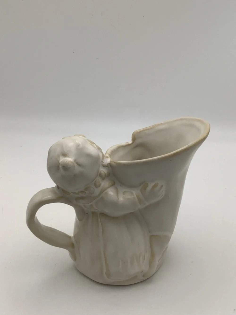 Pottery Barn Eight Maids a Milking Figurine Creamer